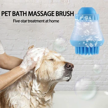 

Pet bath Massage Brush Multifunction Cat Dog brush Shampoo Brush Shower Hair Removal Comb For Cats Pet Cleaning Grooming Tool