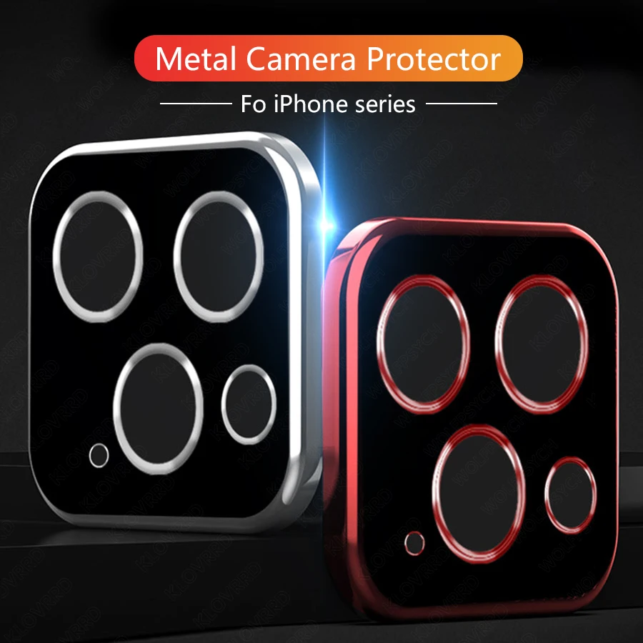 Новое обновление металлическое кольцо чехол для камеры apple IPhone 11 Pro Max задняя