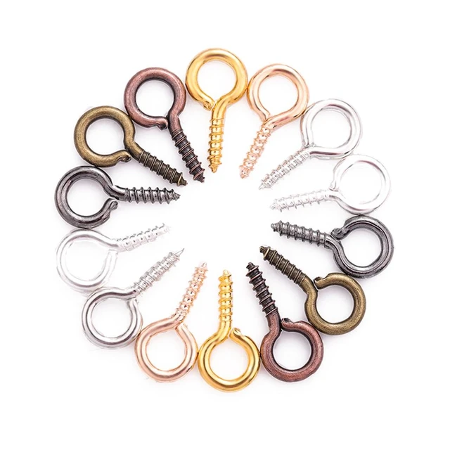 Small Tiny Mini Eye Pins Eyepins Hooks  Jewelry Making Accessories -  200pcs/lot 8 - Aliexpress