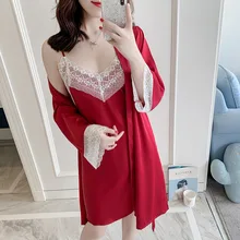 Сексуальный женский ночной халат, топ на бретелях, Пижамный костюм, летний комплект одежды для сна, повседневная домашняя ночная рубашка, халат для сна, банное платье