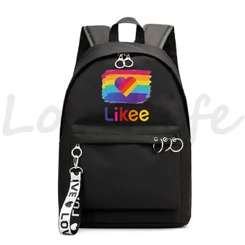 

Likee Video App Backpack Teens Boys Girls School Bag Likee Live Men Women Backpack New Casual Style Backpack Fashion Rucksack