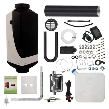 

12V 24V 2KW 5KW 8KW Diesel Air Heater Remote Thermostat Distance Control Rapid Heating Defroster And Demister Car Heater Kit