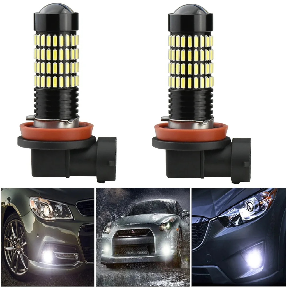 

2x H8 H11 LED Fog Light HB4 LED Bulb DRL Auto Lamp For Audi A3 A4 A1 B8 B6 B7 A5 A6 A7 A8 C5 C6 C7 Q3 Q5 Q7 100 V8 8V 8L 8P TT