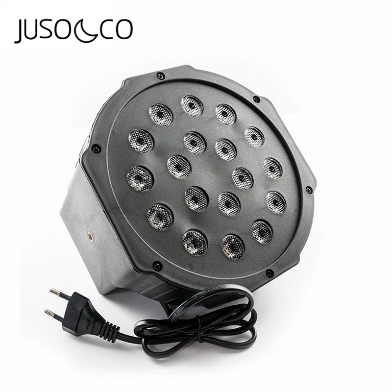 Светодиодный светильник JUSON Par DMX 512 RGB для дискотеки 18 светодиодов дистанционное