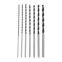 Jeu de forets à bois longs, 7 pièces, 4mm 5mm 6mm 7mm 8mm 10mm 12mm X 300mm 