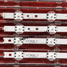 Комплект 1020 мм светодиодный полосы для LG 49UV340C 49UJ6565 49UJ670V V17 49 R1 L1 ART3 2862 2863 6916L-2862A 6916L-2863A частей телевидение