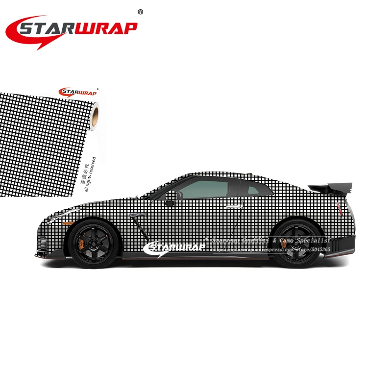 Star wrap черная белая матовая камуфляжная виниловая пленка ролл для грузовик Джип