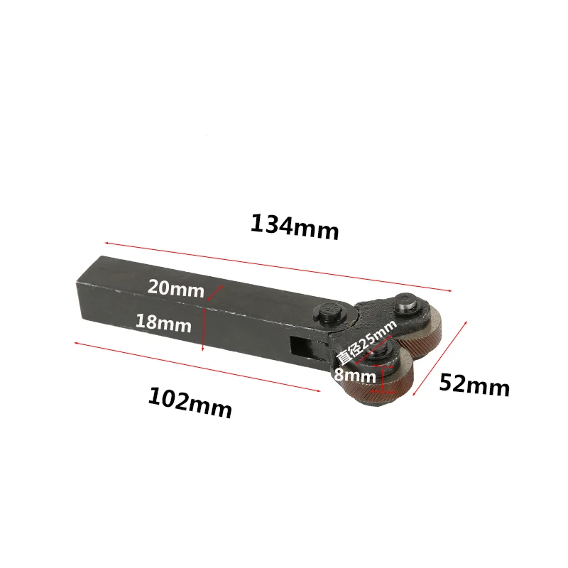 Diagonal 1.2mm Pitch 8mm(ID)*26mm(OD)*8mm(H) Wheel Knurling Linear Knurl Tool |