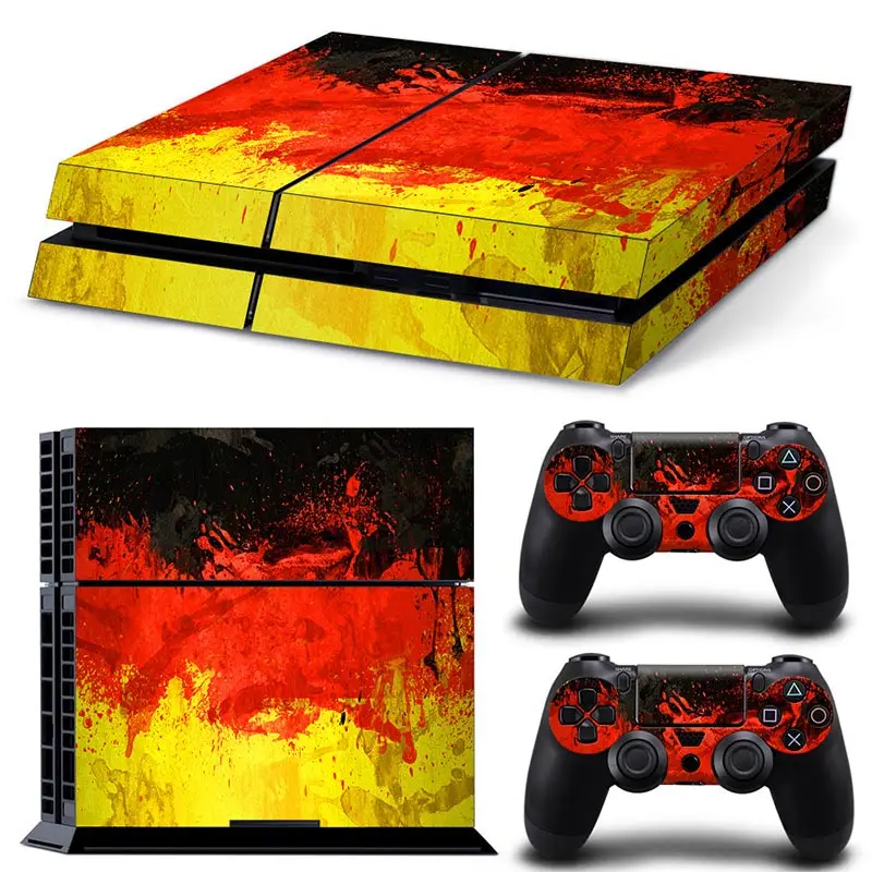 Наклейки для консоли PS4 и 2 контроллера наклейки ps4 из ПВХ|Наклейки| |