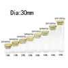 10ml 15ml 20ml 25ml 35ml 40ml 50ml Glass Bottle with Bamboo Lid Empty Leak proof Airtight Food Storage Clear Bottle Jars 50pcs 1