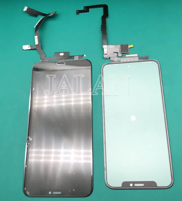 2 copy XS MAX 2 шт. Высокое качество для телефона X XS MAX TP стекло дигитайзер ЖК сенсорный экран дигитайзер внешнее стекло длинный гибкий ремонт - Цвет: 2 copy XS MAX