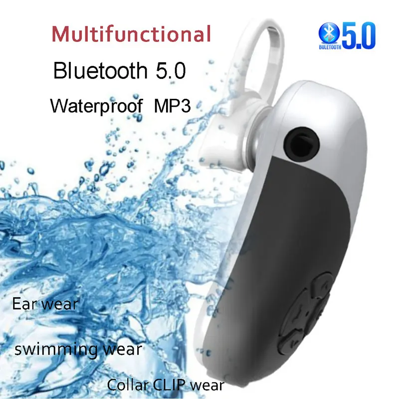Новая мода IPX8 водонепроницаемый Bluetooth 5 0 плавание Мини MP3 плеер спортивные