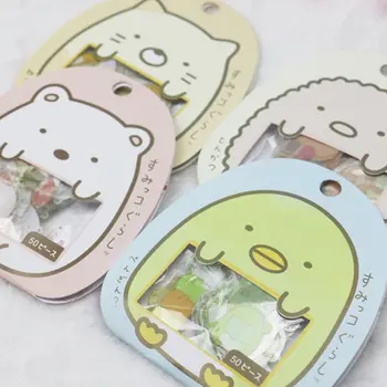 

50 Pcs Fridge Sticker Cartoon Sticky Notes School Supplies Notepaper Stickers Paper Bookmarks Office Stationery