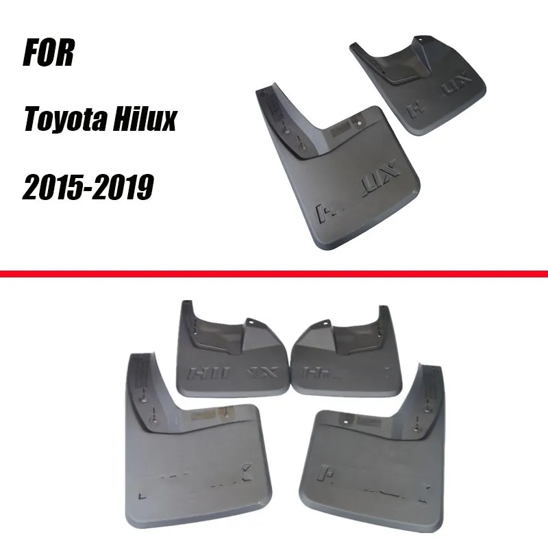 Брызговики для Toyota Hilux крыло брызговиков Hilux брызговик крыло автомобильные аксессуары авто styline Передние Задние 4 шт