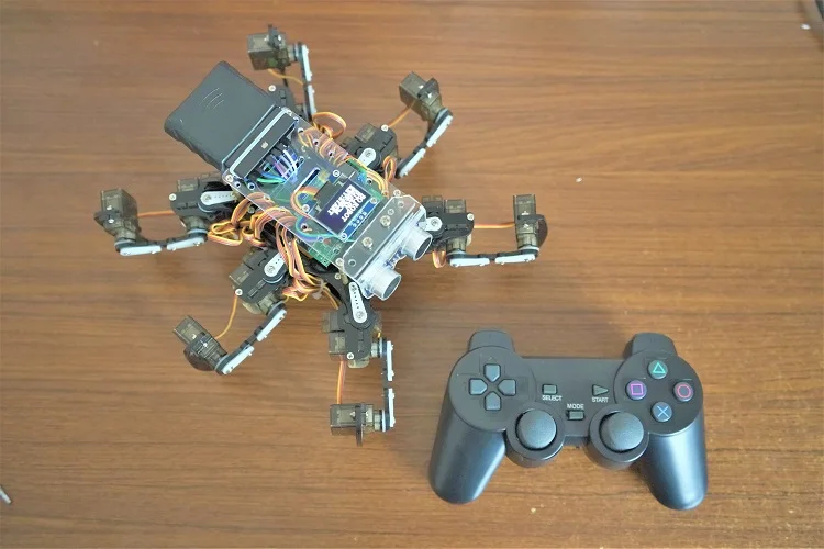 Arduino Spider Robot Sensor щит с открытым исходным кодом шесть светодиодов SG90