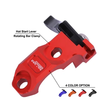 

Rotating Bar Clamp Hot Start Lever For Honda CR 125R 250R 500R CRF 150R 230F 250X 450R 450X XR 250L 250R 400R 600R 650L 650R