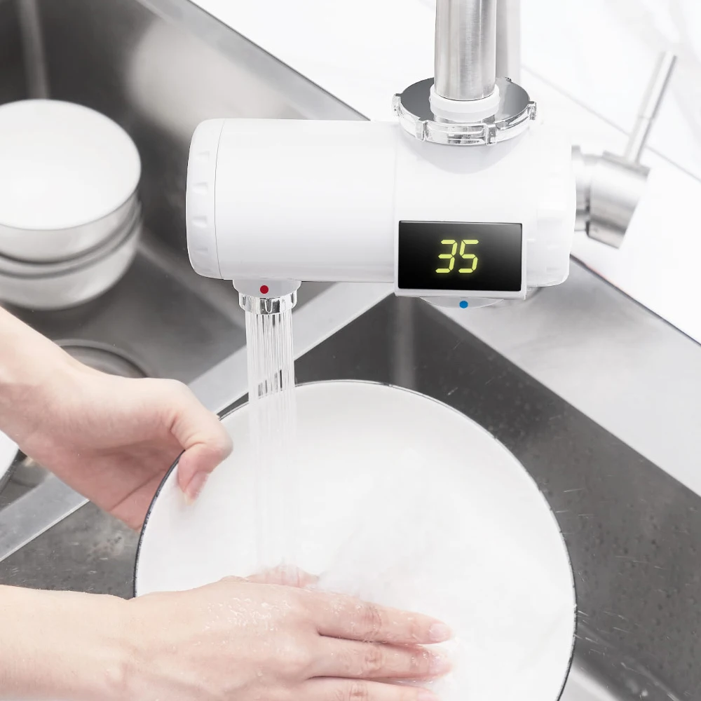  Xiaomi Mi Xiaoda Instant Heating Faucet Kitchen Electric Water Heater Temperature Cold Warm Adjusta - 4000283828557
