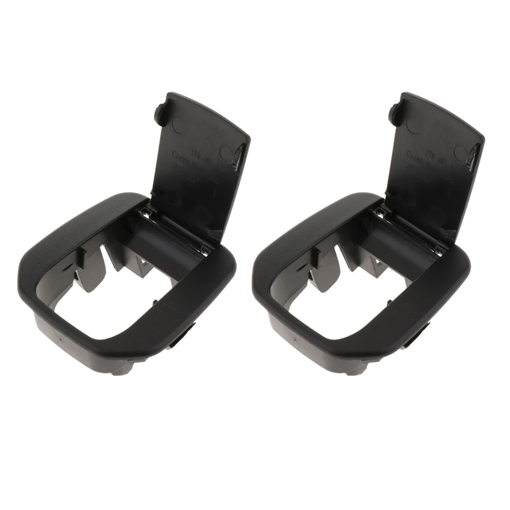 2x Car Rear Seat Hook Isofix Cover Child Restraint for BMW E90 E87 F20 Black