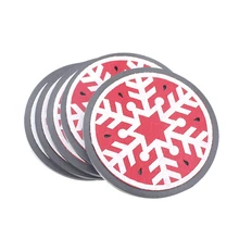 5PCS большой емкости войлочный силиконовые чашки Coaster Pad скольжения изоляционная прокладка чашки коврик Лидер продаж