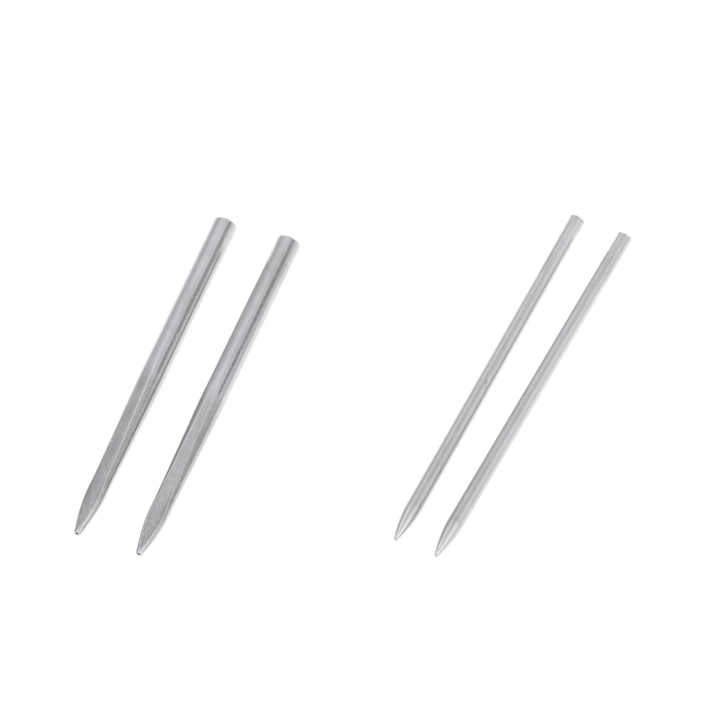2 Pieces Stainless Steel Paracord Fid Lacing Stitching Needles Paracord Bracelet Braiding Weaving Tool for Climbing Fishing 2 Pieces Stainless Steel Paracord Fid Lacing Stitching Needles Paracord Bracelet Braiding Weaving Tool for Climbing Fishing