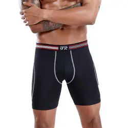 Мужское нижнее белье боксеры чехол для пениса беговые велосипедные колготки на открытом воздухе спортивные шорты для фитнеса