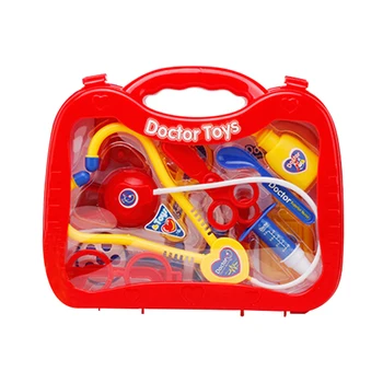 

Stethoscope Medicine Box Nurses Children Simulation With Carry Case Family Interactive Role Play Games Doctor Toy Kids Gift