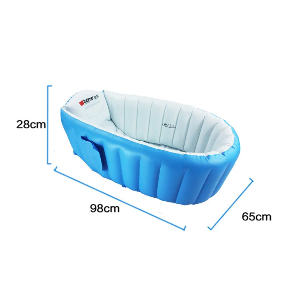 Портативные Детские ванны Надувная Детская ванна для душа подушки теплые