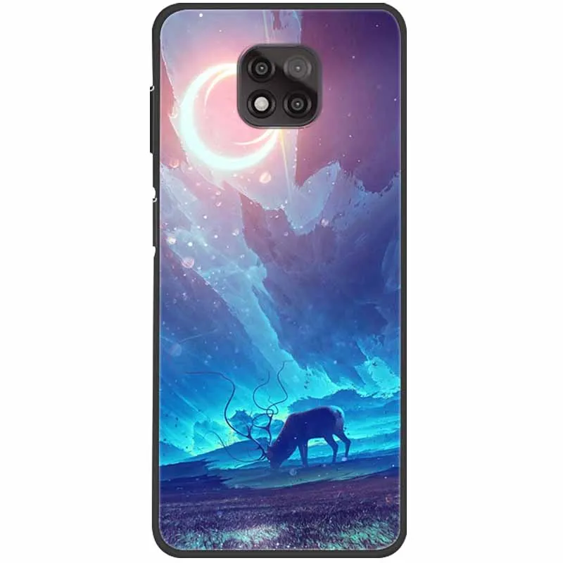 Butterfly Silicone Soft Phone Cover and Protector for Moto G Power and Play