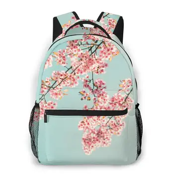 

2020 Travel Backpacks Beautiful Sakura Pink Flower In Spring Girl Backpack For Women Large Capacity School Bag For Teenage