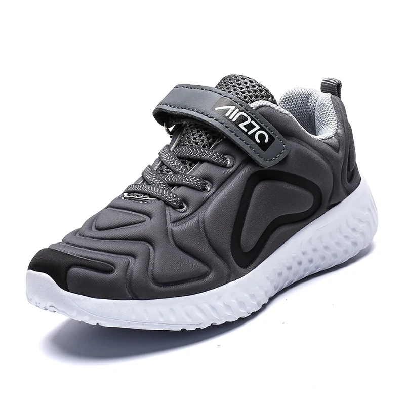 SD042Grey Детские кроссовки, модные детские кроссовки, износостойкие, детская спортивная обувь, амортизирующая, смешанные цвета, SD042 - Цвет: SD042Grey