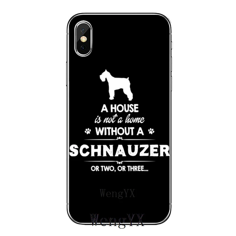 Мягкий чехол миниатюрный Шнауцер щенок собака искусство для samsung Galaxy A10 A30 A40 A50 A60 A70 A6s A8 A9s J4 J6 Prime Plus - Цвет: Schnauzer-B-02