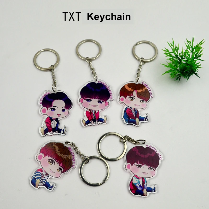 

KPOP TXT New Keychain Q Edition Pendant Licensing Dropshipping