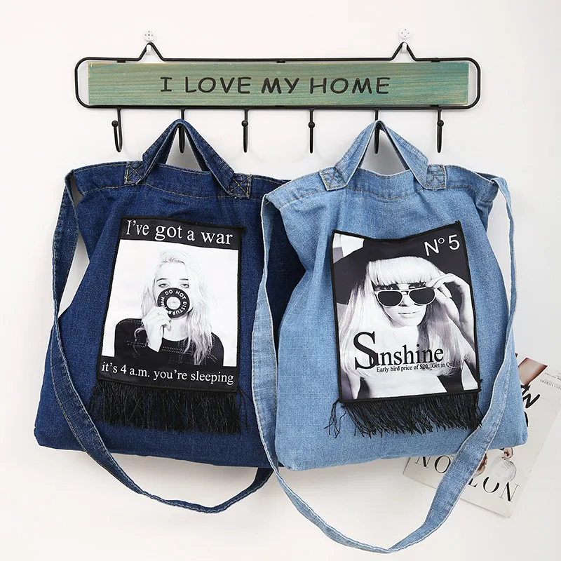 Южная Корея простая универсальная сумка для покупок Ультра большая емкость INS лень стиль плеча в японском стиле