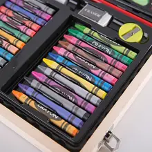Children Painting Brush Sketching Crayon Stationery For Drawing Gift Art Set Office Pencils Student Watercolor Pen Storage Case