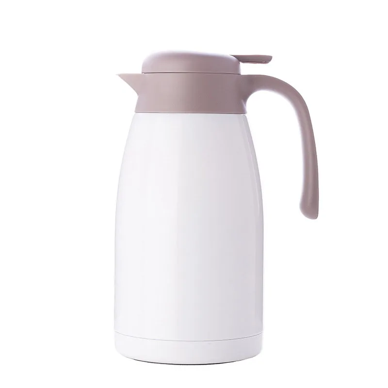 2Л бутылка для воды из нержавеющей стали кофейник чай молоко банки котелок для питьевой воды офис бар поставщик Теплоизоляция чайник