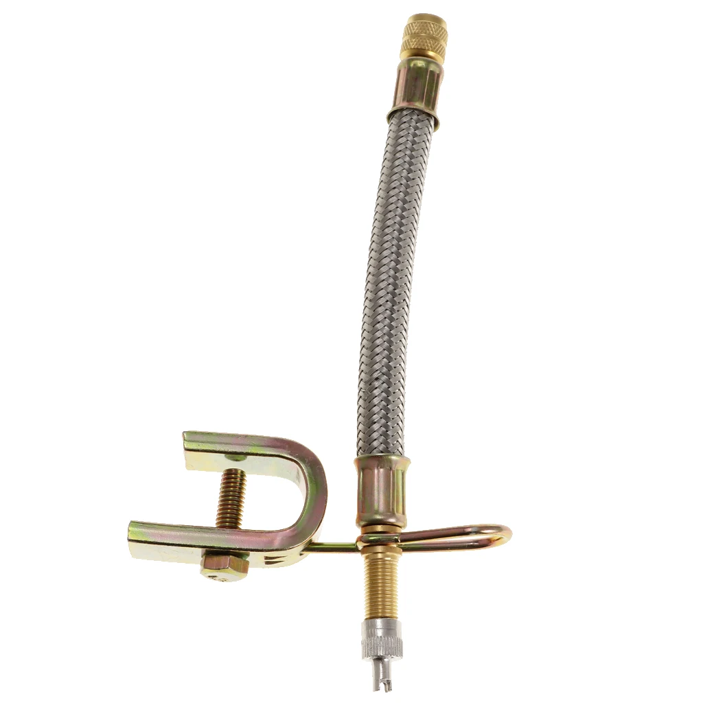Truck Trailer Vehicles Tire Tyre Valve Extension Adaptor With Metal Clamp