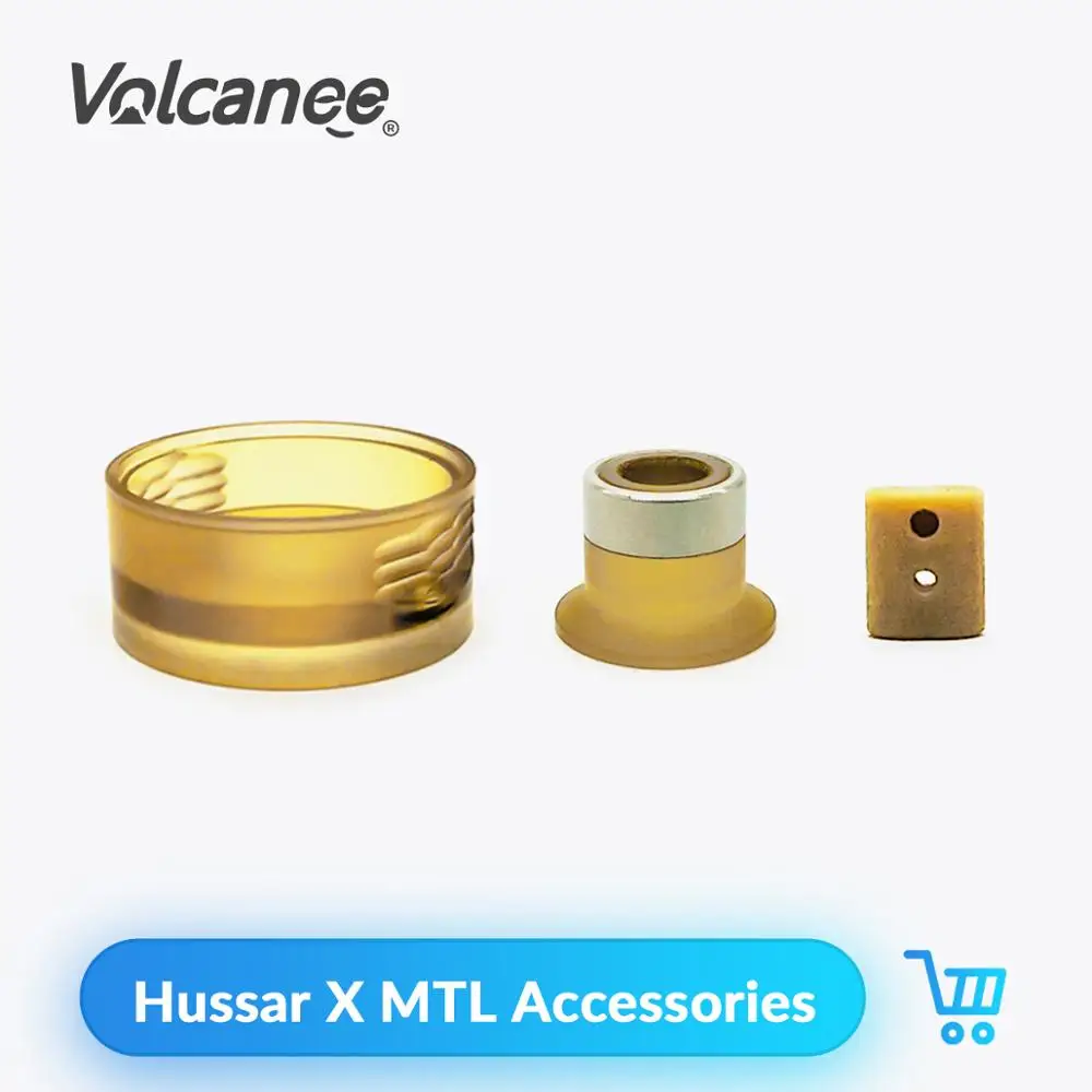 

Volcanee Replacement Coppervape Hussar X MTL RTA Accessories 2ml Capacity PEI Tank Airflow Pins For Hussar X MTL Vape Tank