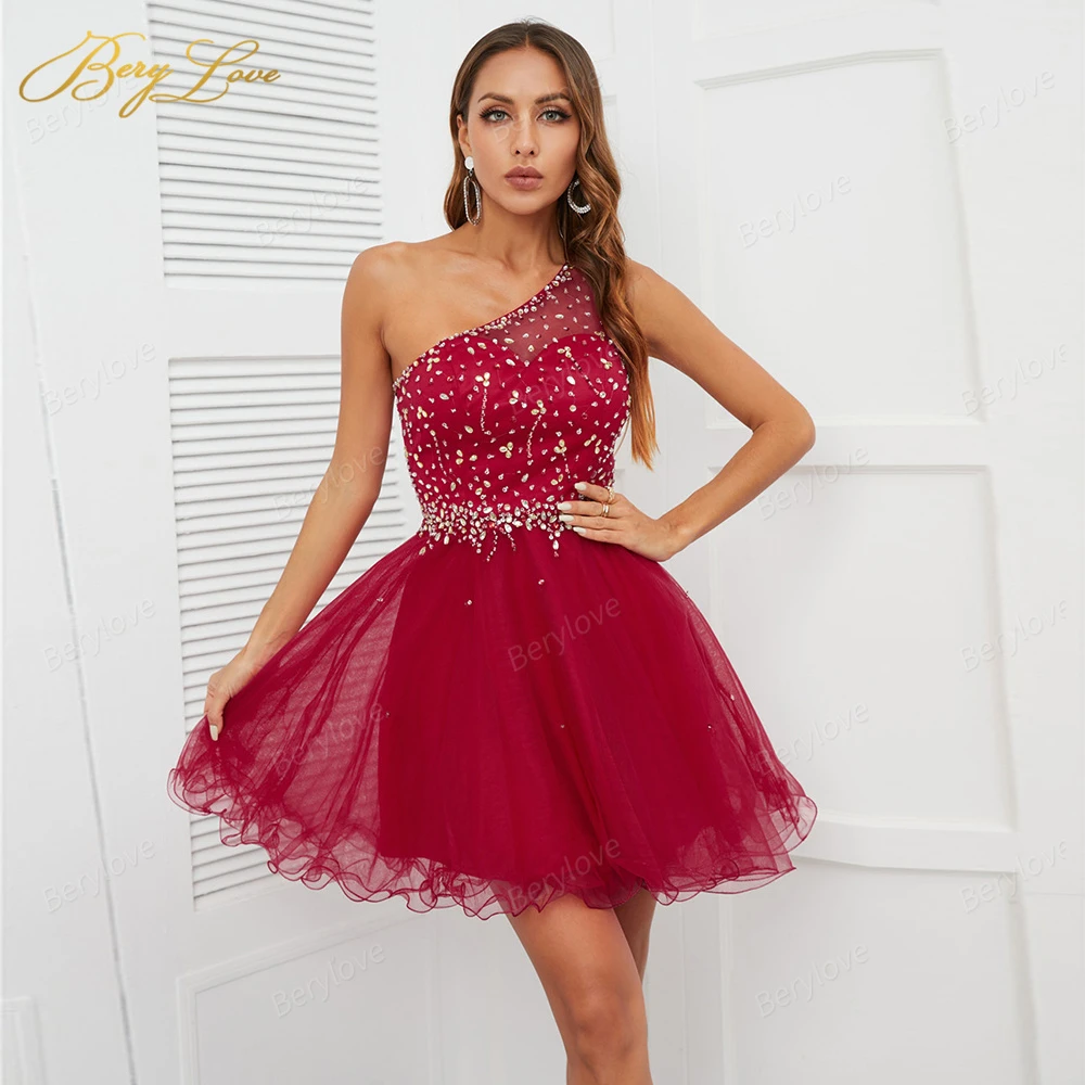 Berylove One Shoulder Homecoming Dress ...