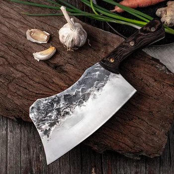 

Forged Bone Chopper Hammer Kitchen Butcher Knife Tool High Carbon Stainless Steel Kitchen Chopper Cleaver Chef Cooking Tools