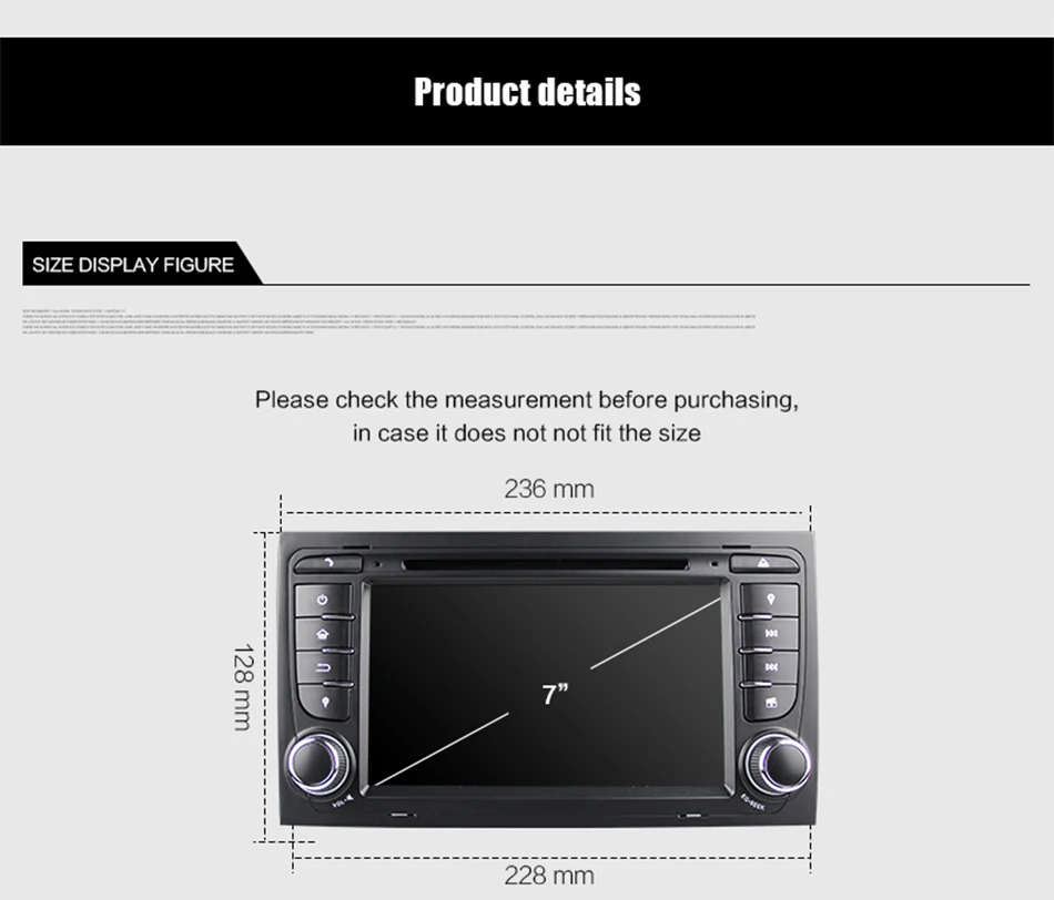 Eunavi 2 din 7 ''Android 9,0 автомобильный dvd-плеер для Audi A4 S4 2003-2013 Восьмиядерный 2din радио gps навигация 1024*600 hd wifi bt