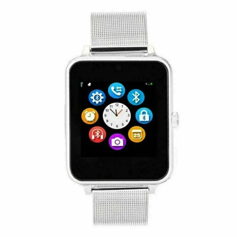 Z06 ремешок из нержавеющей стали Bluetooth Смарт-часы Поддержка GSM sim-карты Push сообщения телефон Smartwatch для samsung iphone Android