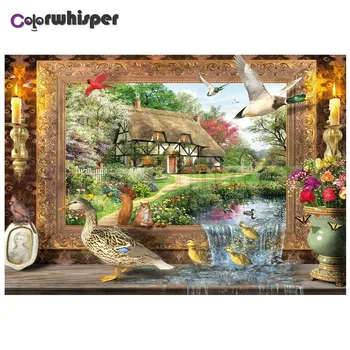 

Diamond Painting Full Square/Round Drill house squirrel mandarin duck 5D Daimond Painting Embroidery Cross Stitch Mosaic Z648