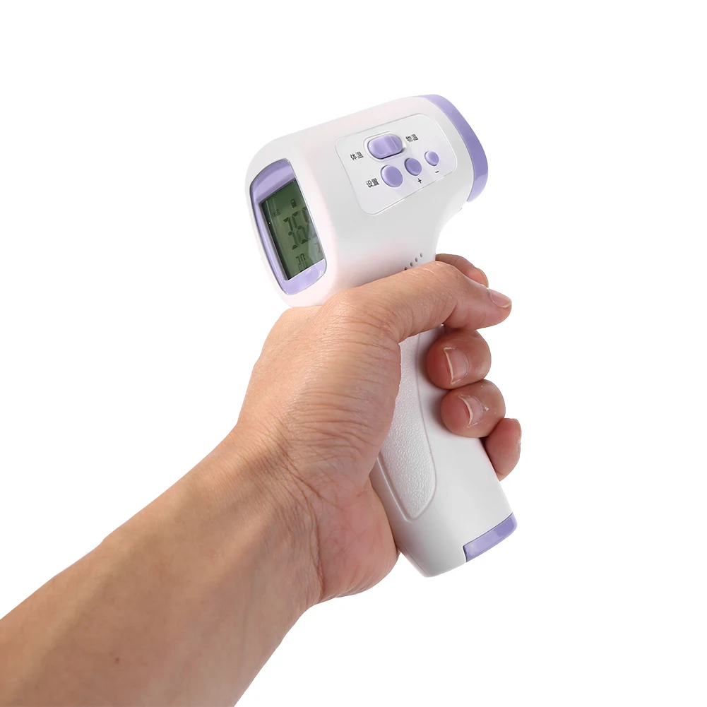 

Body Forehead Pyrometer Gun Portable Non-Contact Digital Infrared Thermometer Hand-held Baby Adult Temperature