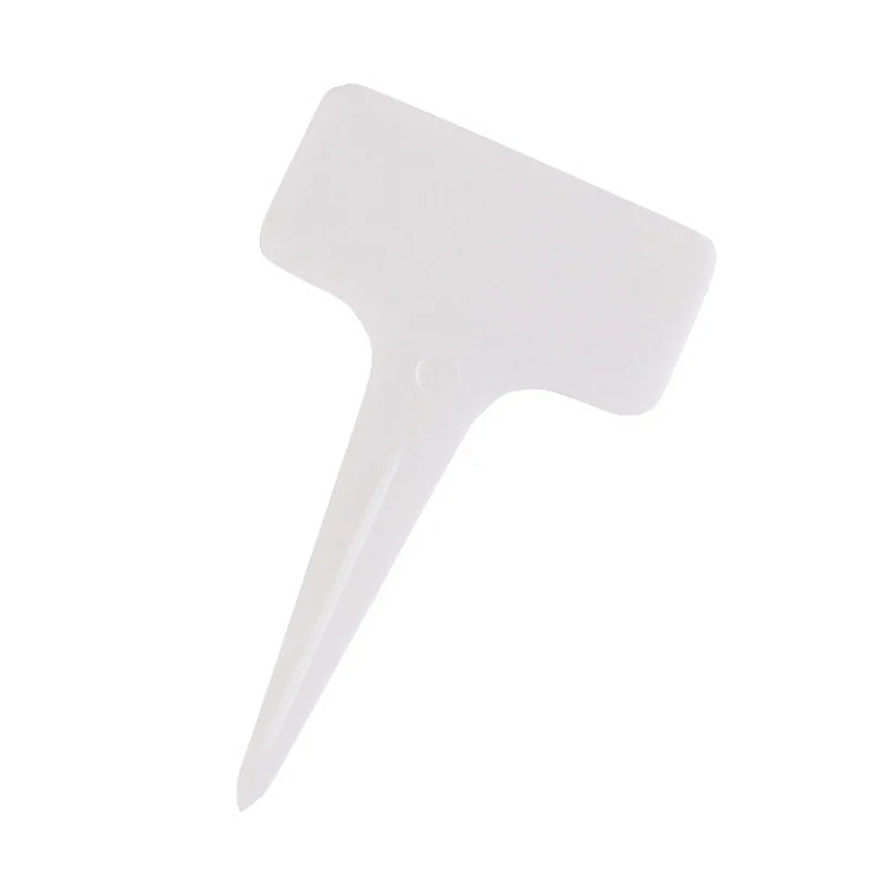 Белый 50Pcs Garden Labels Classification Sorting Sign Tag Ticket Plastic Writing Plate Board For Nursery Gardening Green House - Цвет: Белый