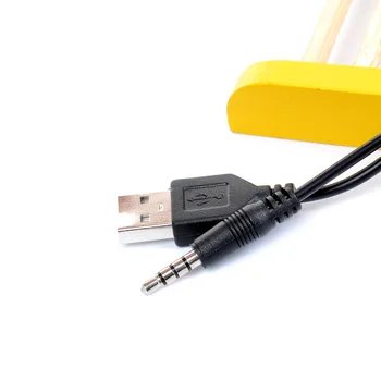 

3.5MM To USB Adapter Car Audio Aux Cables Jack Male Converter Charge Charging OTG Car Audio U Disk Connection For GPS CD DVD MP3