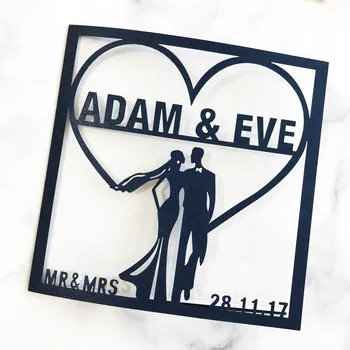 

15x15CM 100PCS Purple Gold White Laser Cut Wedding Invitations Cards with 24 Colors for Wedding Bridal Shower Engagement