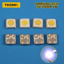 50 штук Samsung LED подсветка высокая мощность светодиодный 1 Вт 3537 3535 100LM холодный белый ЖК-подсветка для ТВ приложения SPBWH1332S1BVC1BIB