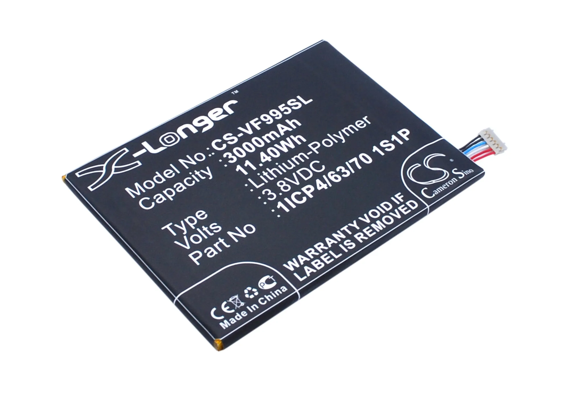 

Newest | Cameron Sino For Vodafone 1ICP4/63/70 1S1P Smart ultra 6,V995,V995N,VF-V995 3000mAh / 11.40Wh