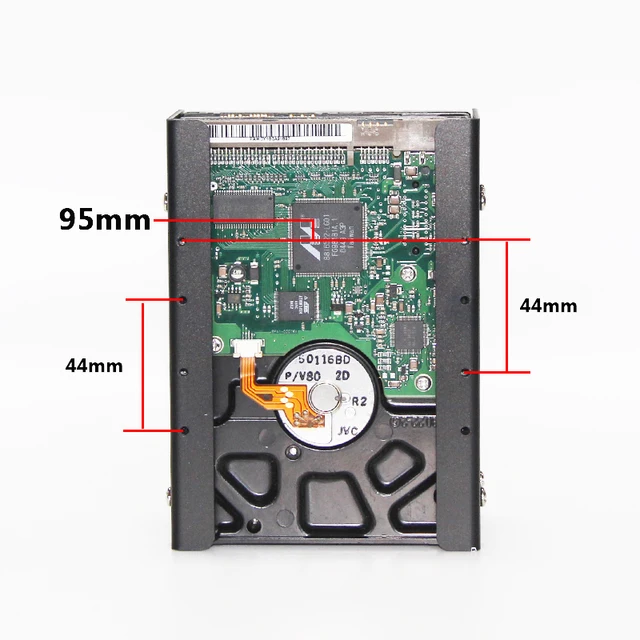 8-layer Aluminum Hard Drive Bracket Multi-hard Drive Open Heat 
