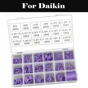 

Air Conditioner A/C System Repair Tool Violet O-Rings HNBR Rubber Tool For Daikin FTKM35PRV16 FTKE35 DTC60QRV16 FT 50 MV16